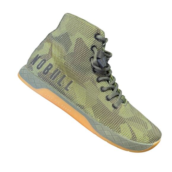 No Bull Outwork Hi-Top Army Camo Trainer Sneaker/Tennis Shoe Size M=7.5 W=9 - Picture 2 of 9